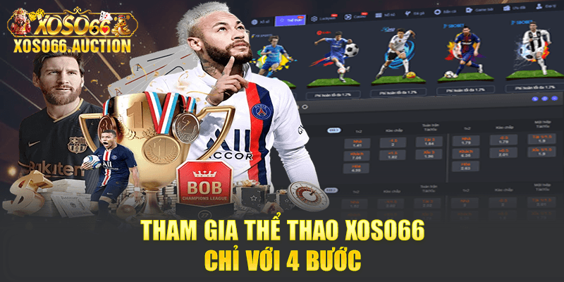 Tham gia thể thao Xoso66 chỉ với 4 bước